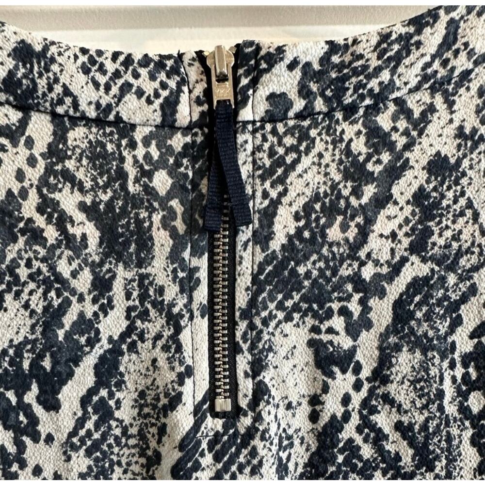 Mng Mango Basics Snake Print Shift Dress -Medium - image 3